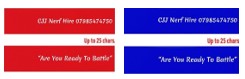 Red And Blue Team Wrist Bands